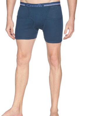 Comfortable Regular Fit Cotton Solid Outer Elastic Waistband Trunks for Men (Pack of 4)