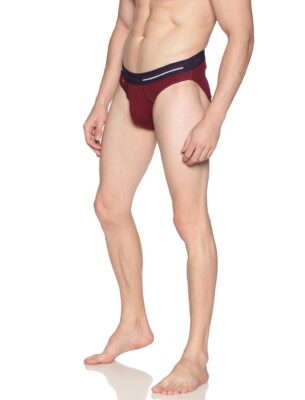 Men Premium Cotton Solid Brief Outer Elastic Regular Fit Innerwear (Pack of 4)