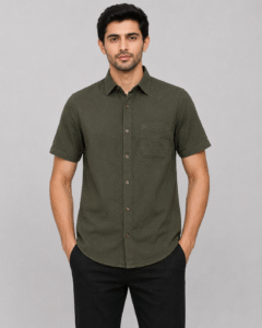 chennis-olive-casual-shirt