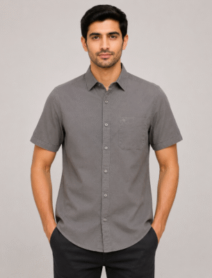 chennis-grey-casual-shirt-new