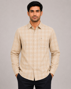 chennis-casual-beige-shirt