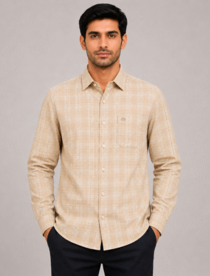 chennis-casual-beige-shirt