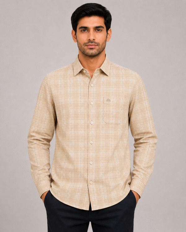 chennis-casual-beige-shirt