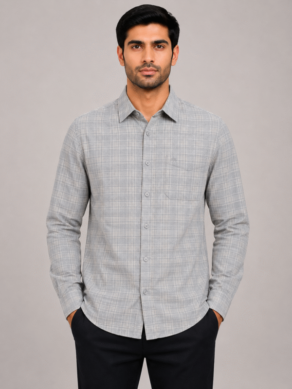 chennis-checked-casual-shirt-grey