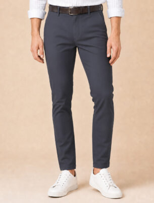 Slim Fit Trouser for Men Premium Cotton Dark Grey Casual Pant