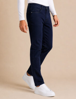 Premium Denim Navy for Men Contemporary Slim Fit