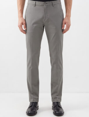 Men's Premium Light Grey Slim Fit Casual Soft Trousers